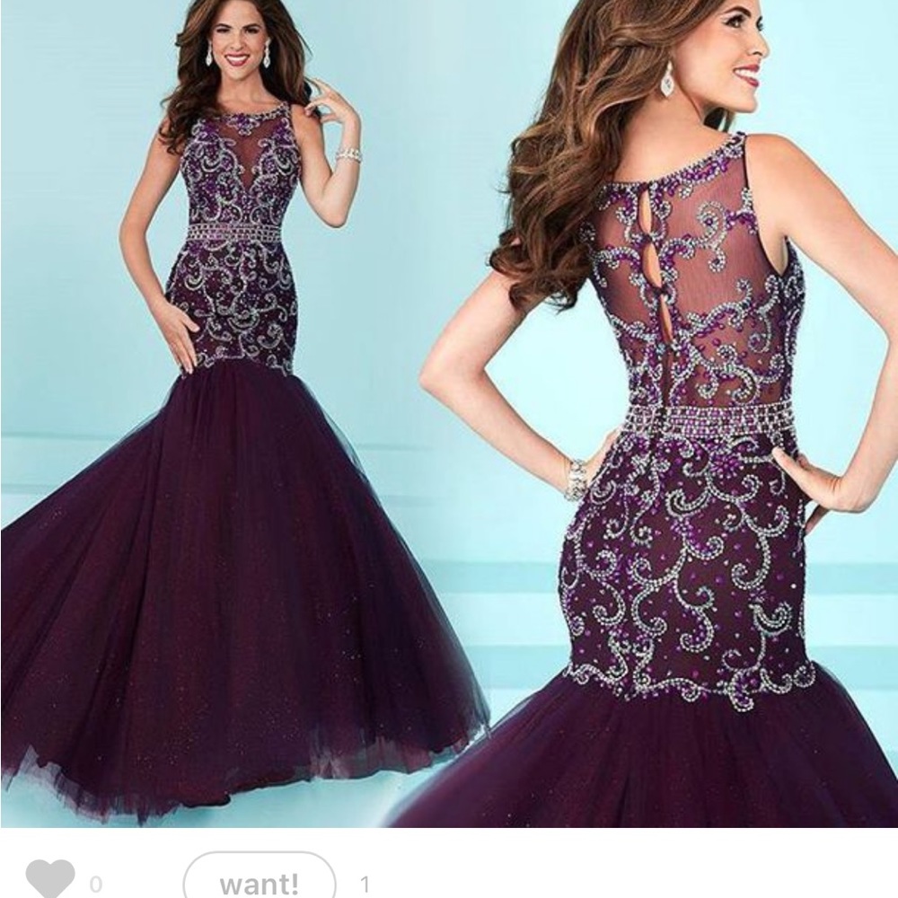 Tiffany Eggplant dress